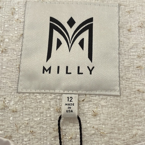 Milly long tweed coat - Picture 4 of 6